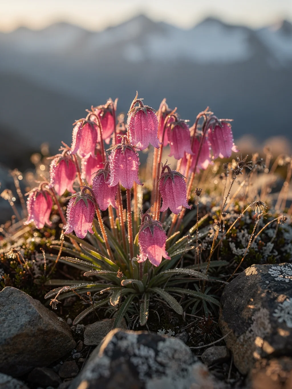 Macro photography of native New Zealand alpine plants